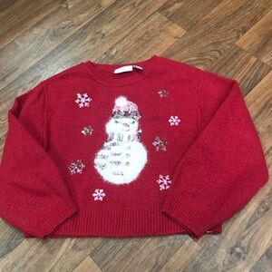 Red Snowman Sweater